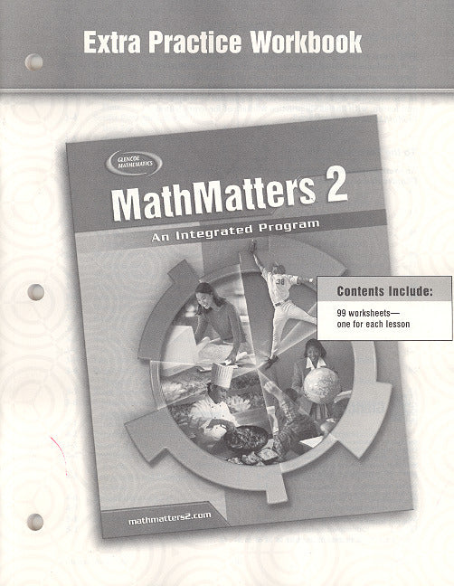 Mathmatters 2 An Integrated Program Extra Practice Workbook