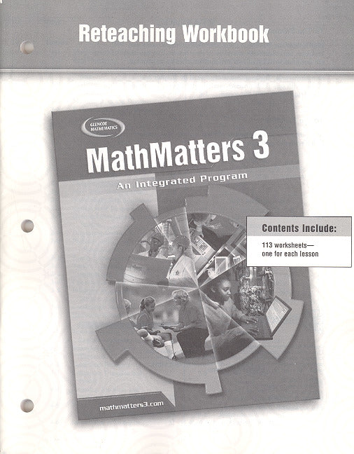Mathmatters 3 An Integrated Program Reteaching Workbook