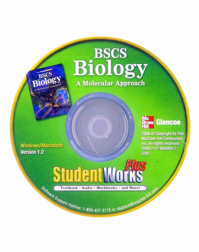 Bscs Biology A Molecular Approach Studentworks Plus Cd Rom 9e