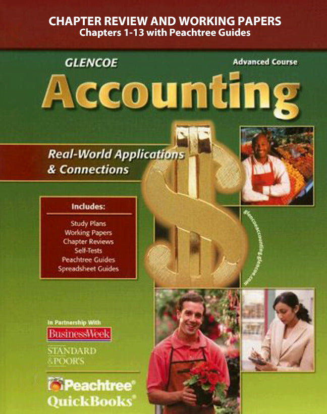 Glencoe Accounting First Year Course Chapters 1 13 Working Papers