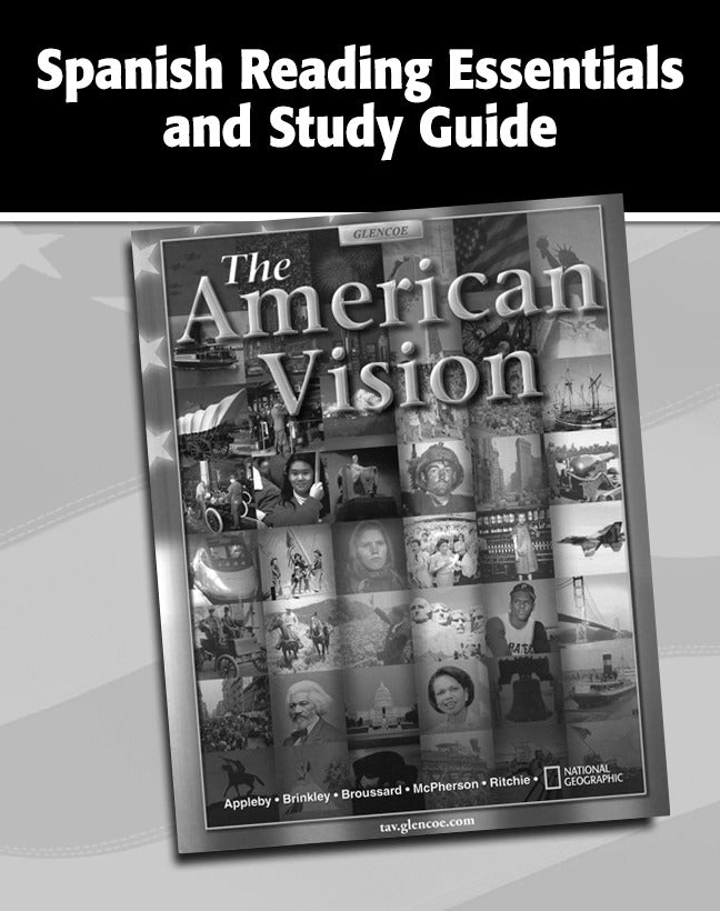 The American Vision Spanish Reading Essentials & Study Guide Workbook