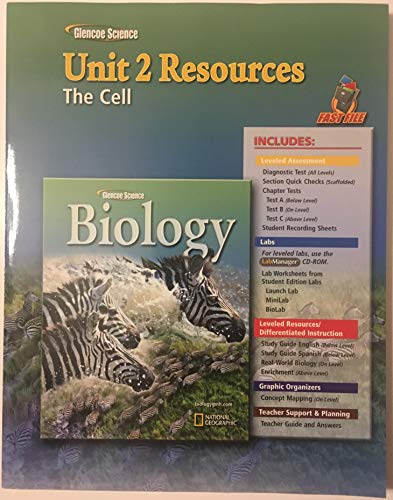 Glencoe Biology-Unit 2 Resources-The Cell (Glencoe Biology) [Paperback] Unknown