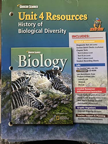 Glencoe Biology-Unit 4 Resources-History of Biological Diversity (Glencoe Biology) [Paperback] Unknown