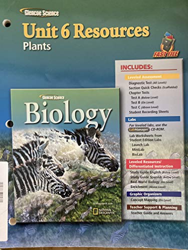 Glencoe Biology-Unit 6 Resources-Plants (Glencoe Biology) [Paperback] Unknown