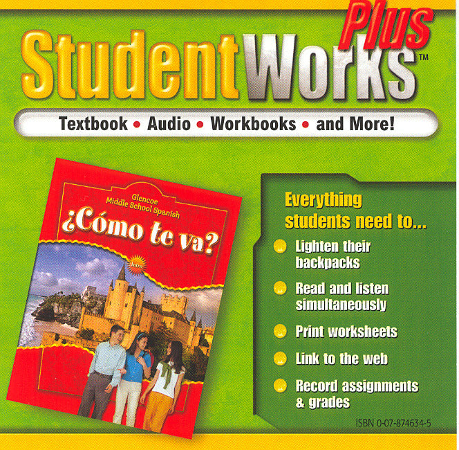 CÃ³mo Te Va Intro Nivel Rojo Studentworks Plus Cd Rom