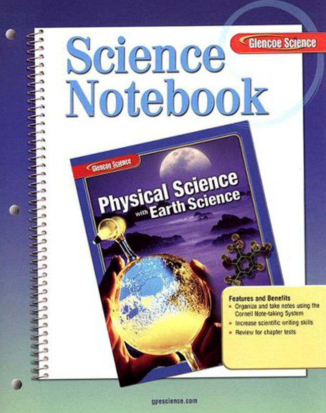 Glencoe Physical Iscience With Earth Iscience Grade 8 Science Notebook Student Edition