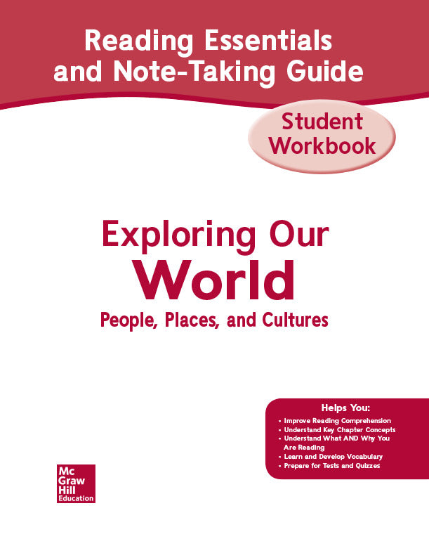 Exploring Our World Western Hemisphere With Europe & Russia Reading Essentials & Note Taking Guide Workbook
