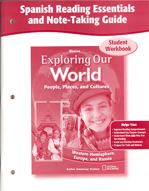 Exploring Our World Western Hemisphere Europe & Russia Spanish Reading Essentials & Note Taking Guide Workbook