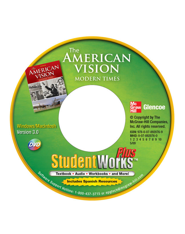 The American Vision Modern Times Student Works Plus Dvd