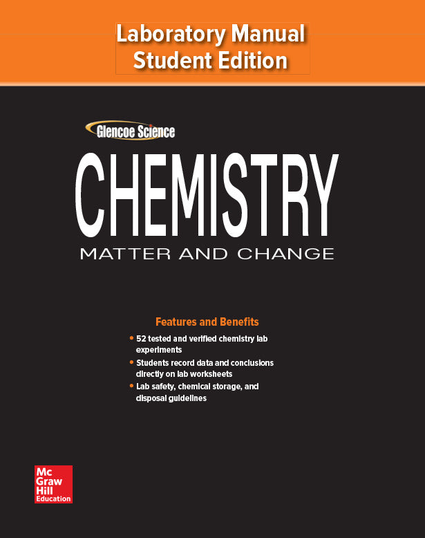 Chemistry Matter & Change Laboratory Manual Student Edition