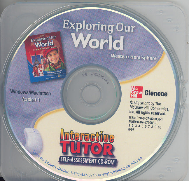 Exploring Our World Western Hemisphere Europe & Russia Interactive Tutor Self Assessment Cd Rom