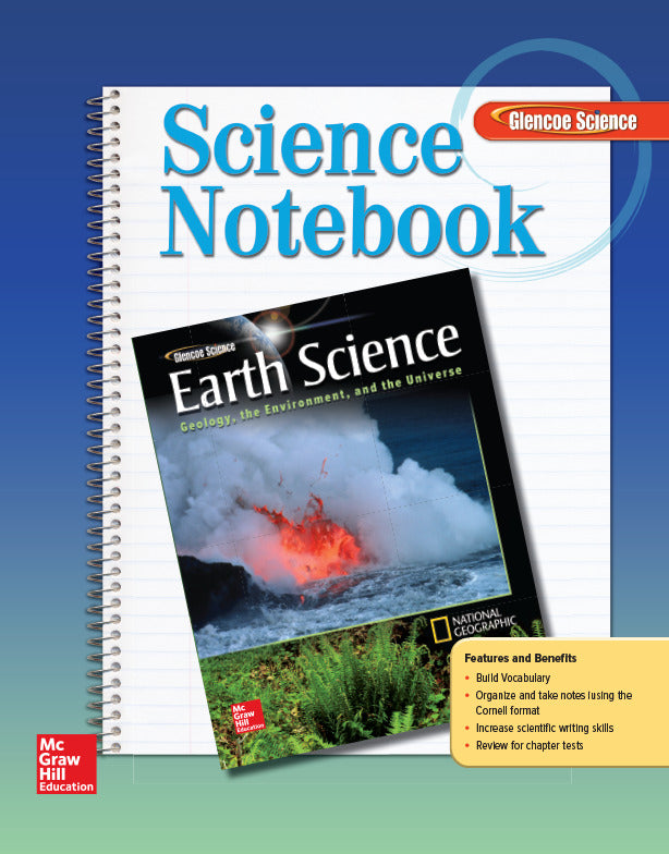 Glencoe Earth Science Geology The Environment & The Universe Science Notebook Student Edition