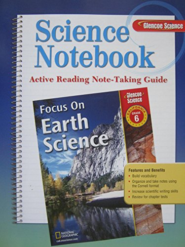 Glencoe Science Notebook Grade 6 California Edition: Active Reading Note-taking Guide [Paperback] Unknown
