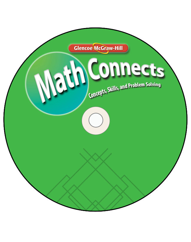 Math Connects Concepts Skills & Problem Solving Course 3 Studentworks Plus Dvd