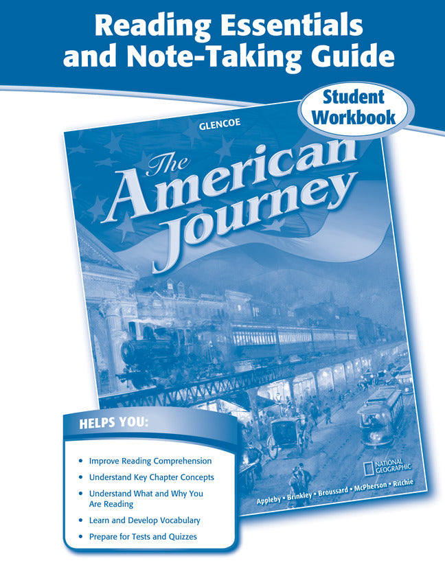 The American Journey Reading Essentials & Note Taking Guide Workbook 7e