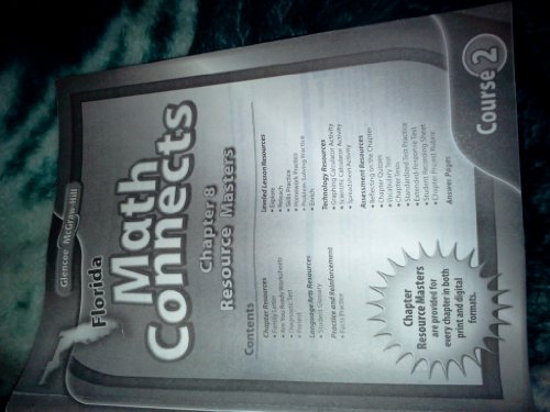 MathConnects Course 2 Chapter 8 Resource Masters [Paperback] unknown author