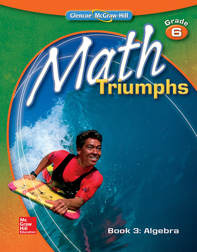 Math Triumphs Grade 6 Student Study Guide Book 3 Algebra