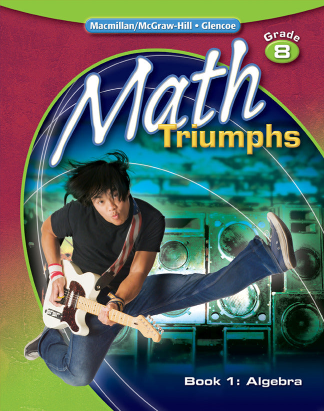 Math Triumphs Grade 8 Student Study Guide Book 1 Algebra