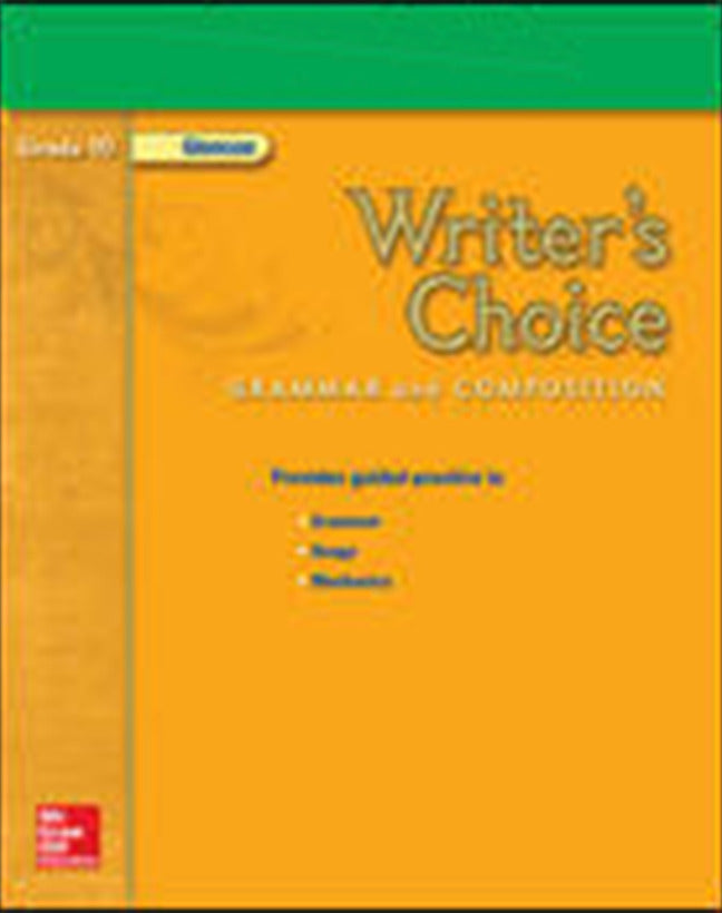 Writers Choice Grade 10 Studentworks Plus Cd Rom