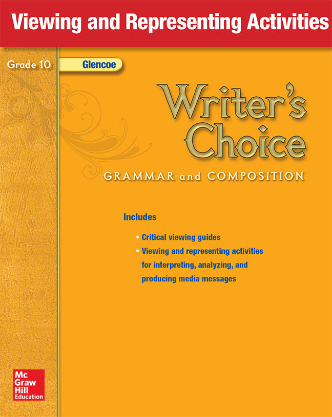 Writers Choice Grade 10 Viewing & Representing Activities