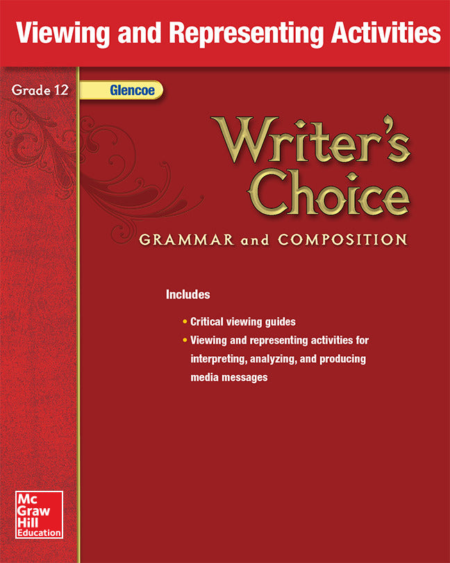Writers Choice Grade 12 Viewing & Representing Activities