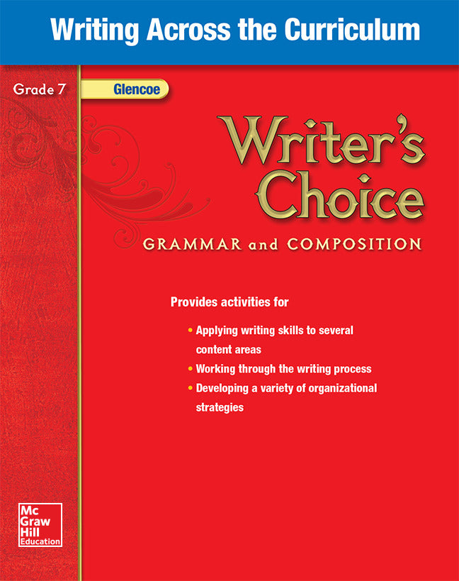 Writers Choice Grade 7 Writing Across The Curriculum