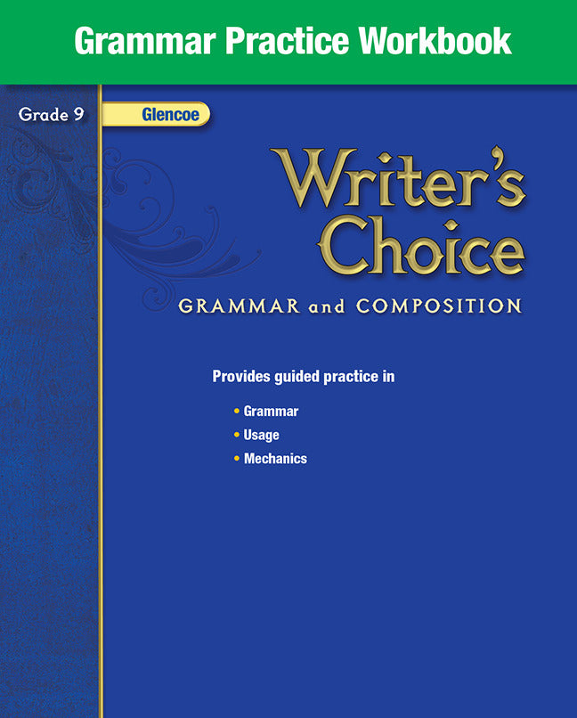 Writers Choice Grade 9 Grammar Practice Workbook
