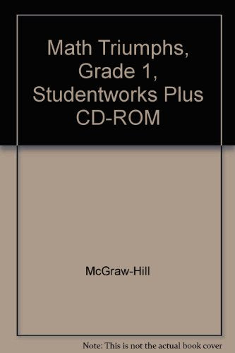Math Triumphs Grade 1 StudentWorks Plus CD-ROM