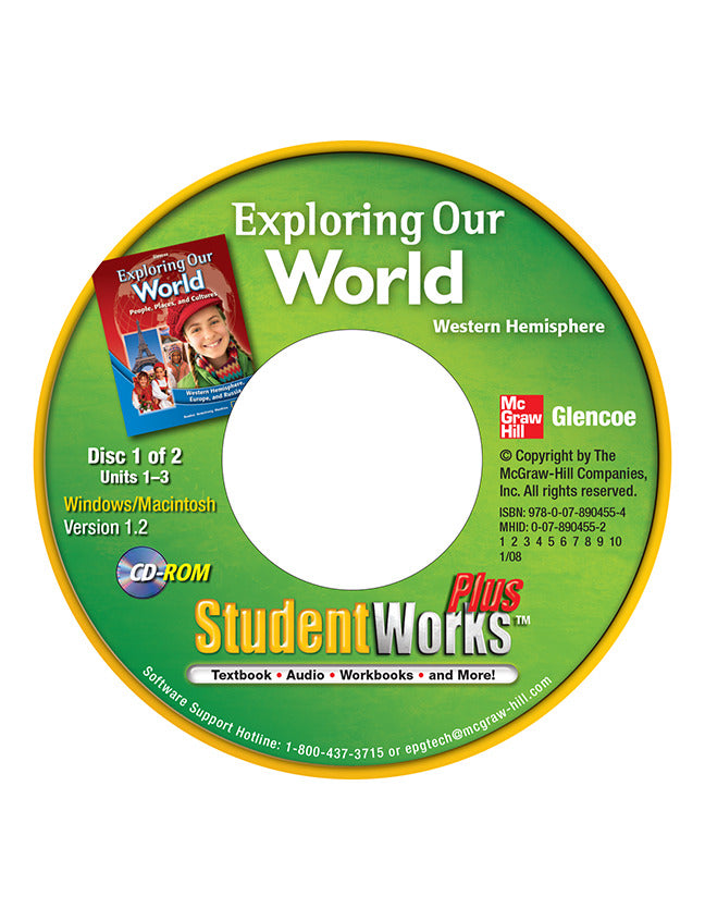 Exploring Our World Western Hemisphere Europe & Russia Studentworks Plus Cd Rom
