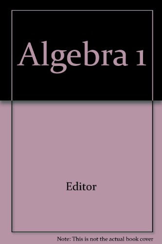 Glencoe McGraw-Hill Algebra 1 Illinois Teacher Edition [Hardcover] Editor
