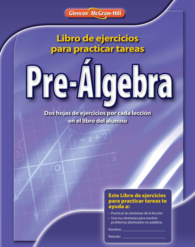 Pre Algebra Spanish Homework Practice Workbook