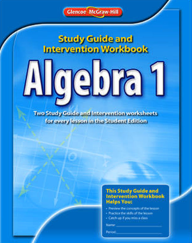Algebra 1 Study Guide & Intervention Workbook