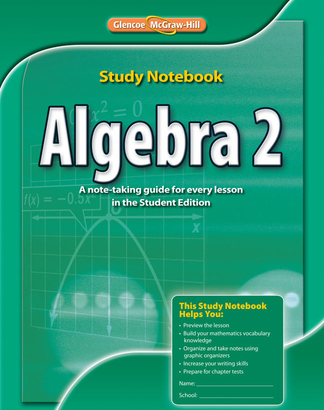Algebra 2 Study Notebook