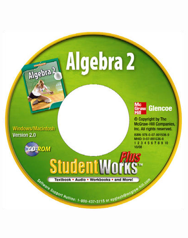 Algebra 2 Studentworks Plus Cd Rom