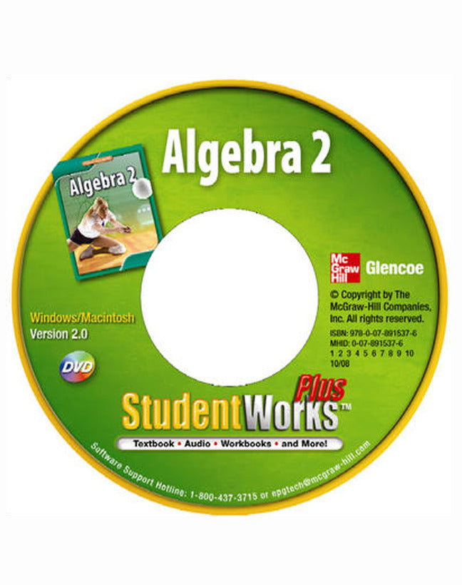 Algebra 2 Studentworks Plus Dvd