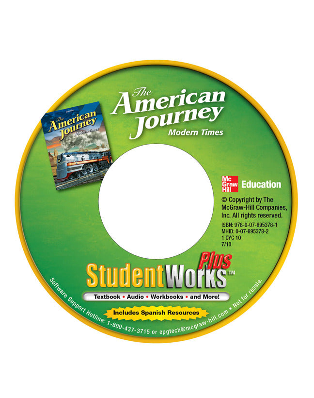 The American Journey Modern Times Studentworks Plus Dvd