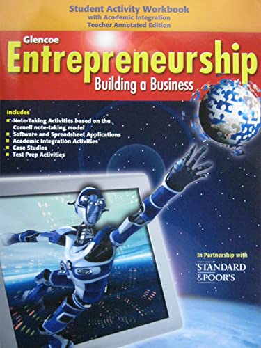Entrepreneurshhip Buuilding a Business (Student Activity Workbook with Academic Integration Teacher Annotated Edition) [Unknown Binding] Staff