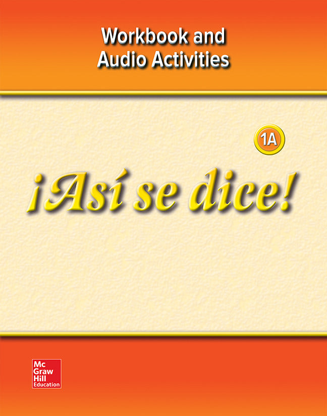 AsÃ­ Se Dice Level 1a Workbook & Audio Activities