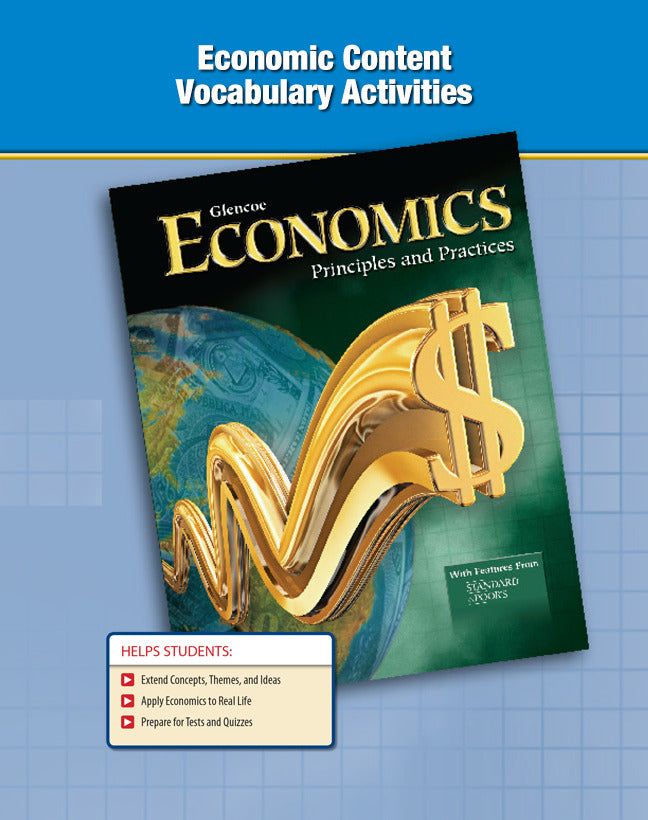 Economics Principles & Practices Economic Content Vocabulary Activities 2e