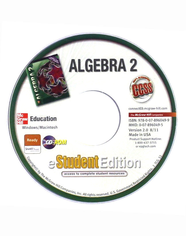 Algebra 2 Estudentedition Cd