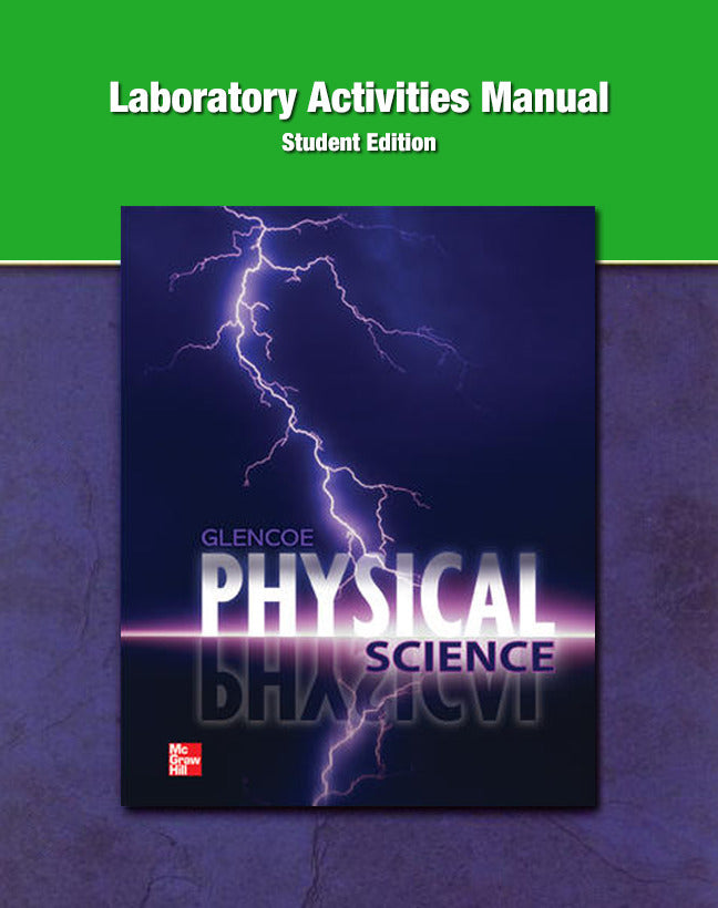 Physical Science Laboratory Activities Manual Student Edition