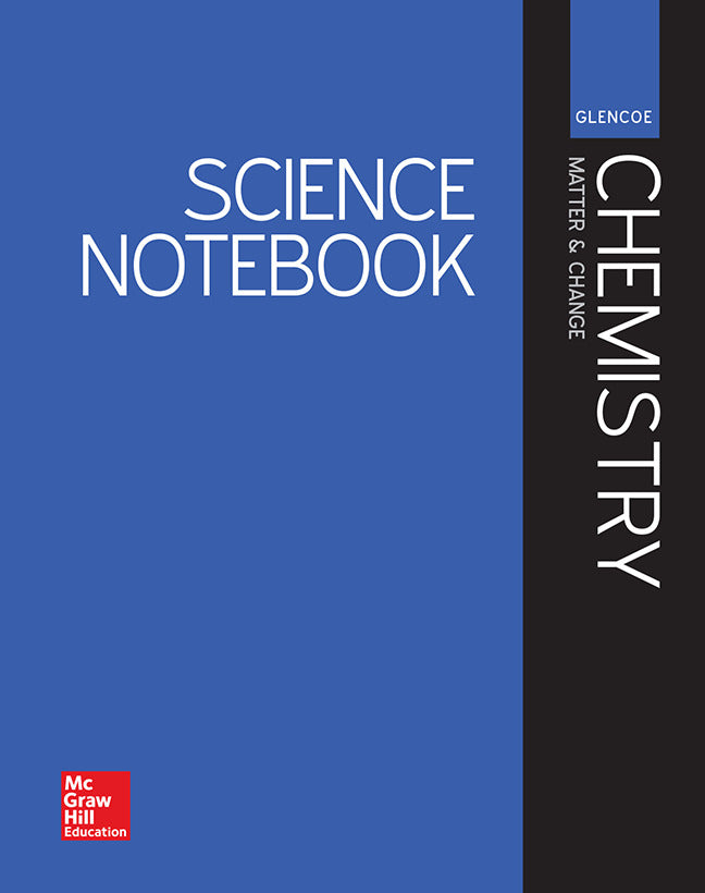 Glencoe Chemistry Matter & Change Science Notebook Student Edition