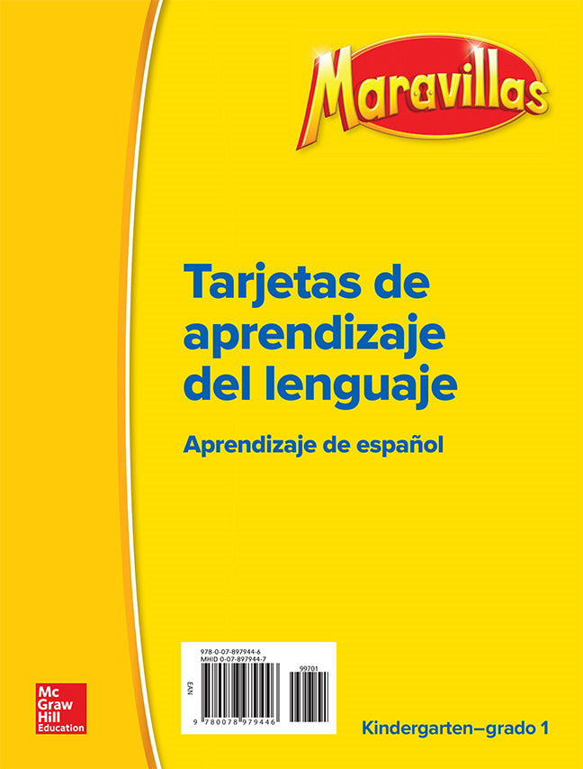 Maravillas Grades K 1 Language Development Cards