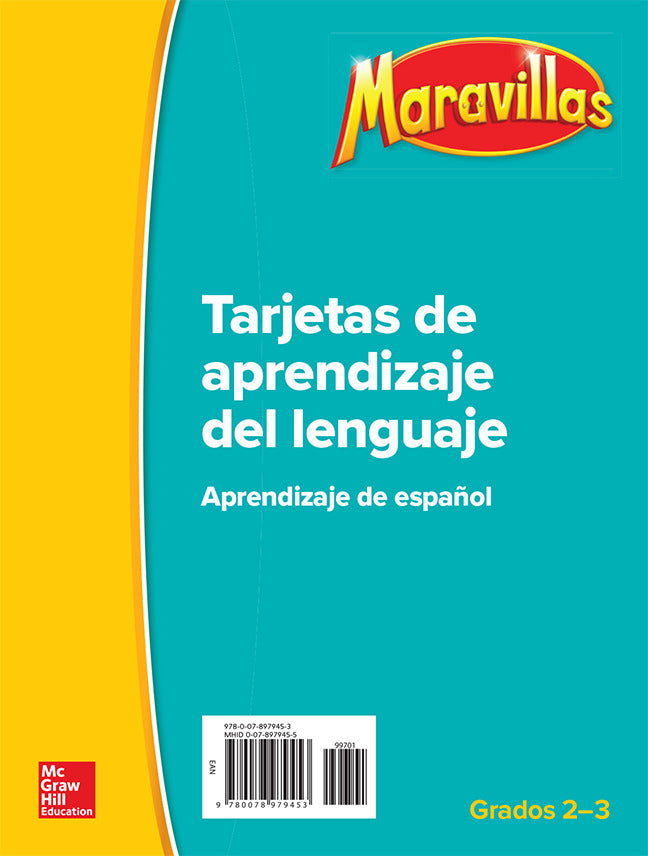 Maravillas Grades 2 3 Language Development Cards