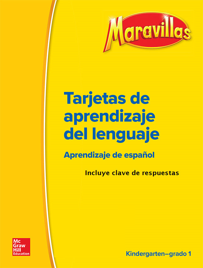Maravillas Grades K 1 Language Development Blms