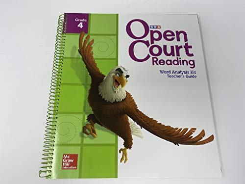 Open Court Reading Grade 4 Word Analysis Kit Non Ccss Teacher Guide