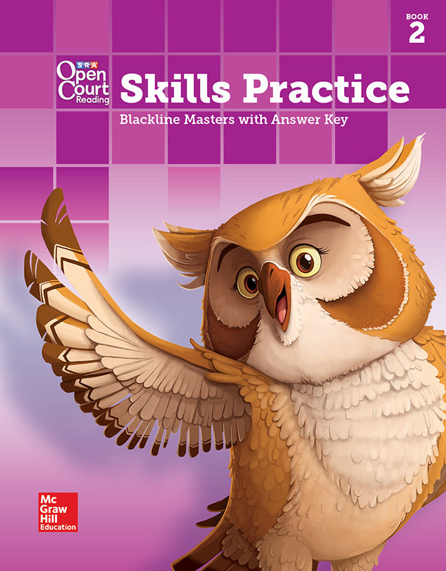 Open Court Reading Grade 4 Skills Practice Blm With Answer Key Book 2