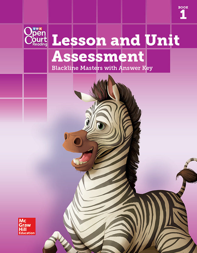 Open Court Reading Grade 4 Lesson & Unit Assessment Blms With Answer Key Book 1