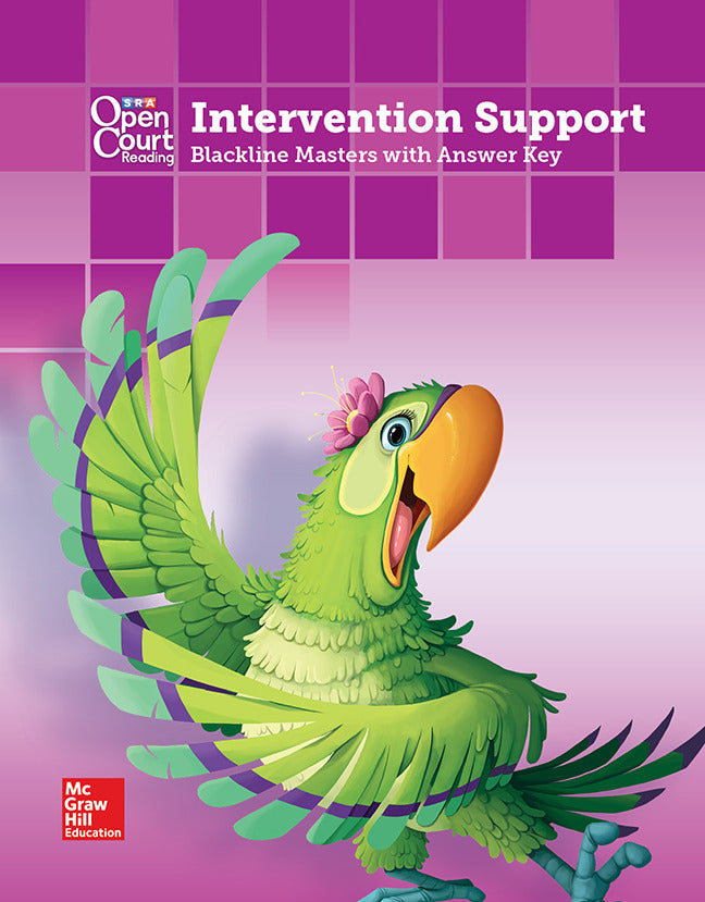 Open Court Reading Grade 4 Intervention Blm With Answer Key