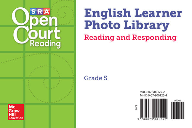 Open Court Reading Grade 5 El Photo Library Reading & Responding Card Set
